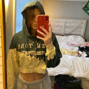 aeropostale cropped sweatshirt